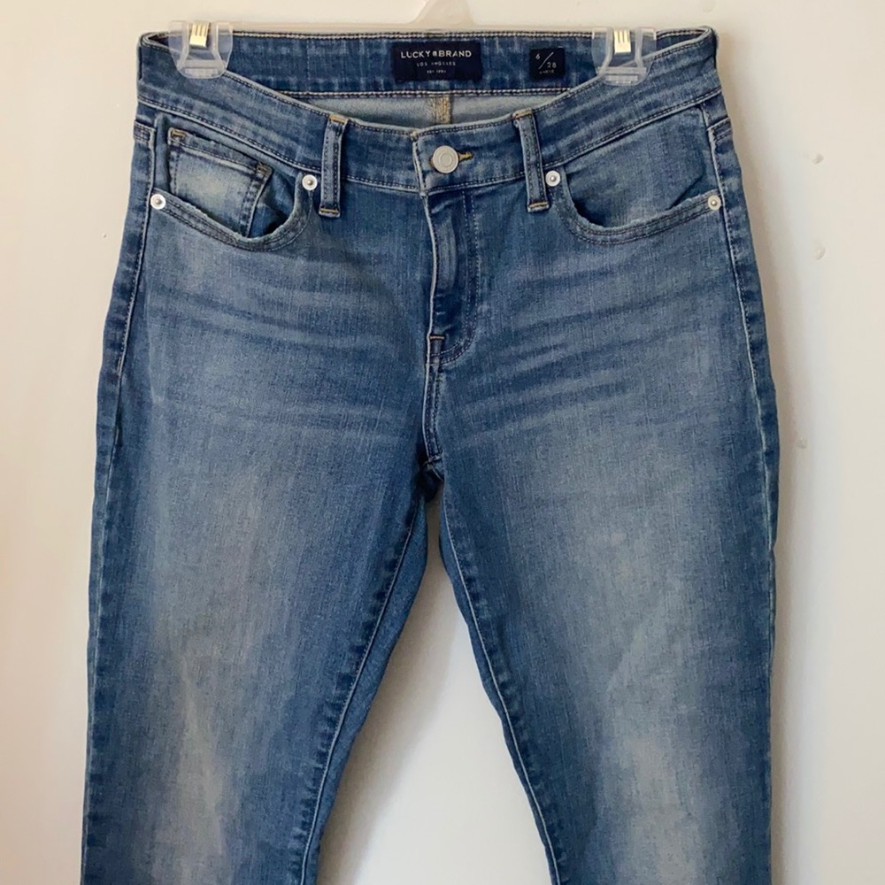 Lucky brand skinny ankle jeans